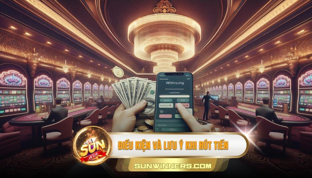 Lưu ý khi rút tiền SUNWIN